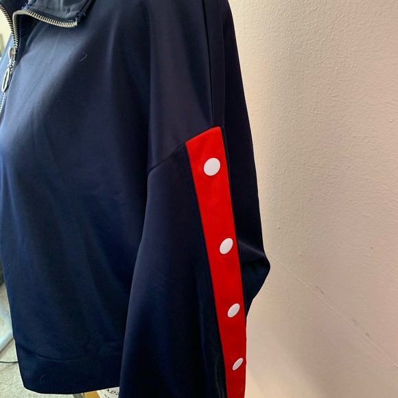 H&M blue and red zip up jacket🤍 - Picture 3 of 4